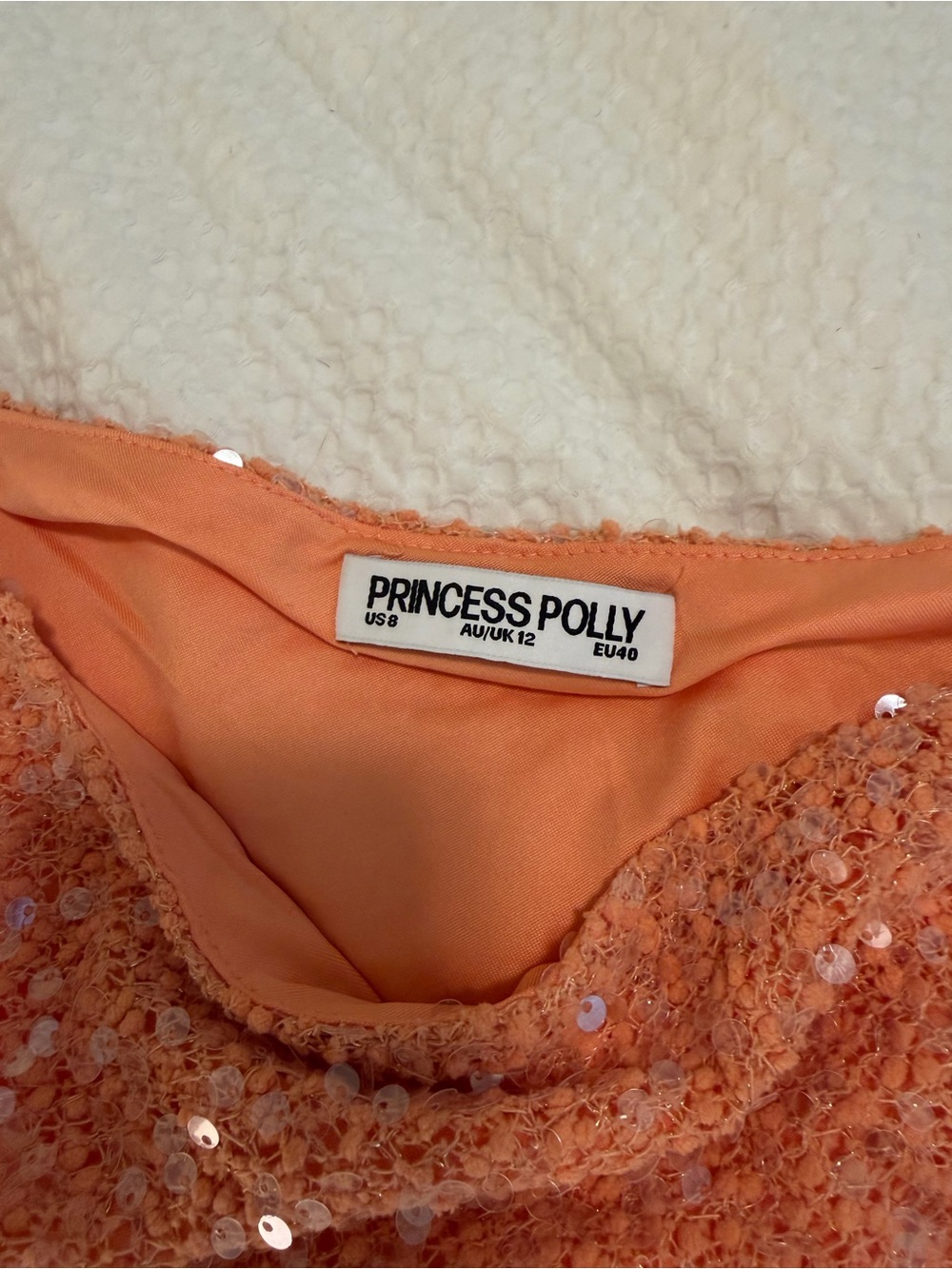 Princess Polly Zaraya Sequin One Shoulder Top - Picture 3 of 3